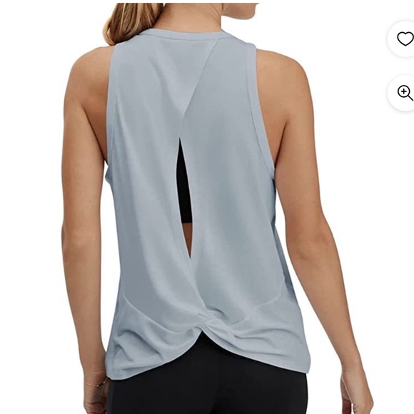 Cyanstyle XL comfortable workout athletic casual, easy-going gym shirt open back - Picture 6 of 8